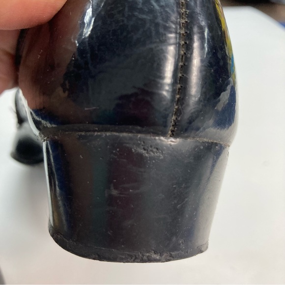 Vintage Linda’s Two Buckle Black Shoes SZ 7.5 with 1 inch Heel - Picture 10 of 16